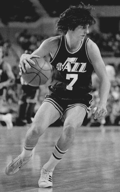 Pete Maravich jugó en los Jazz entre 1974 y 1979