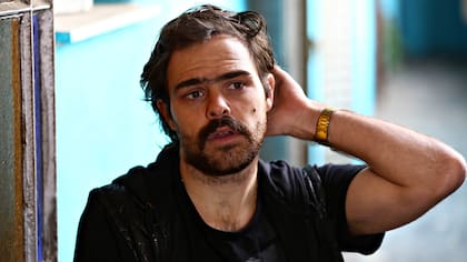 Peter, en las grabaciones de Un gallo para Esculapio