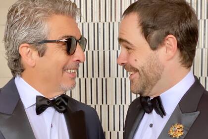 Peter Lanzani compartió una foto junto a Ricardo Darín en la alfombra roja de los Oscar 2023
