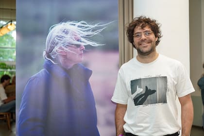 Peter Lanzani disfrutó de la proyección del documental en el MALBA