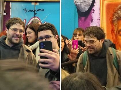 Peter Lanzani se fotografió junto a sus fans a la salida del teatro y las imagenes se volvieron virales por su cambio de look
