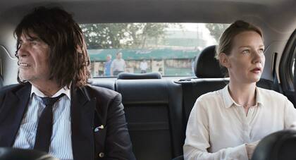 Peter Simonischek y Sandra Hüller en Toni Erdmann, de Maren Ade.
