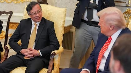 Petro reunido con Trump en la Casa Blanca, el 2 de febrero pasado, en un encuentro de reconciliación