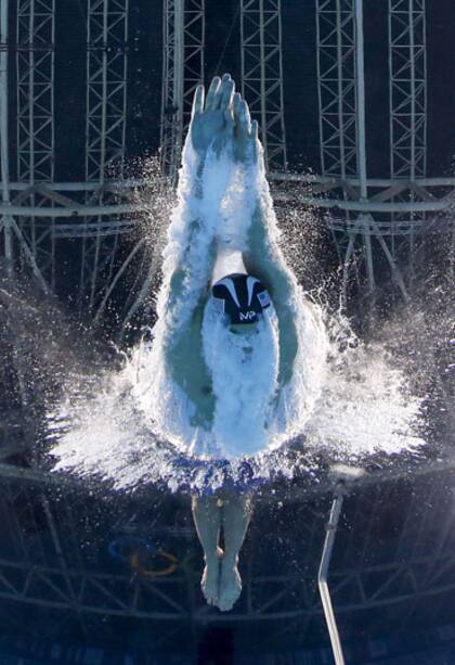 Phelps, durante la competencia en Río 2016
