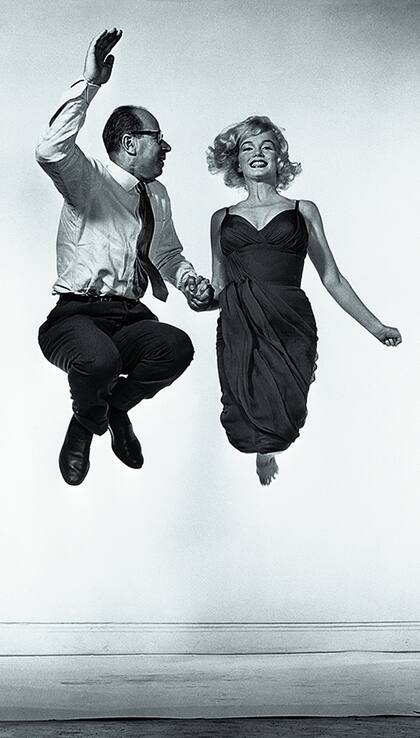 Philippe Halsman y Marilyn Monroe por Yvonne Halsman,1954.