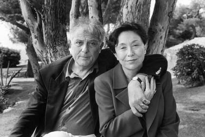 Philippe Sollers y Julia Kristeva en 1998