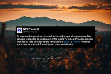 Phoenix, Arizona, podría alcanzar los 40°C esta semana, lo que rompería récords históricos para marzo