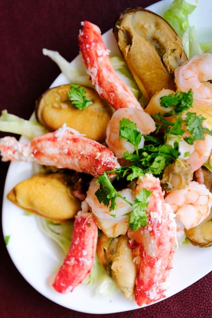 Picada de mar en la Cocinería Anita