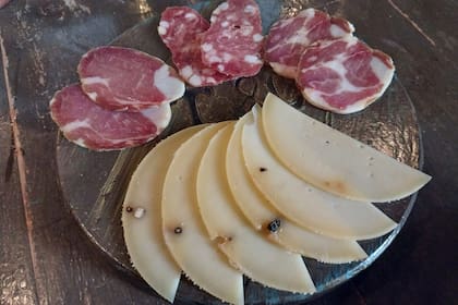 Picada en el restaurante