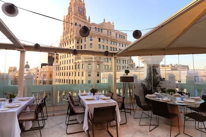 Picalagartos tiene vistas a los edificios más emblemáticos de Madrid