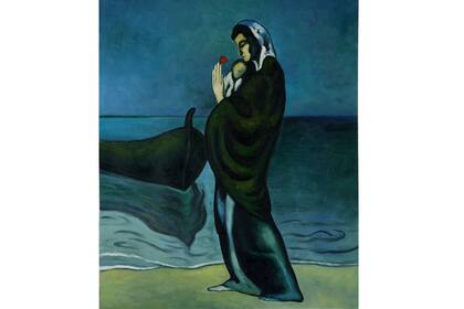 "Maternidad junto al mar", la pintura de Picasso debajo de la cual se encontraron hojas de un diario francés
