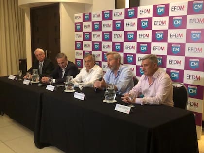Pichetto, Frigerio y Cornejo, en Mendoza