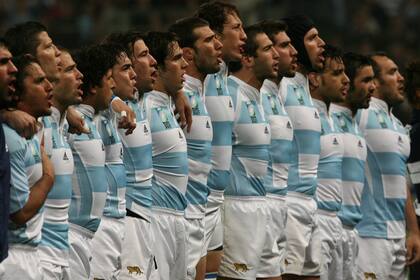 Pichot, con los Pumas en el Mundial 2007: el momento emotivo del Himno
