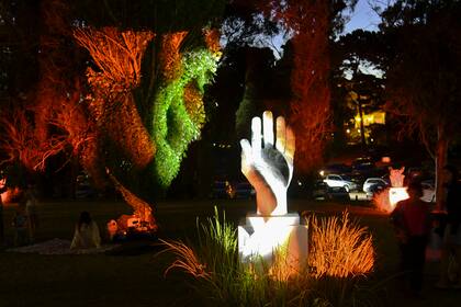 Picnic bajo las estrellas en el golf de Pinamar.