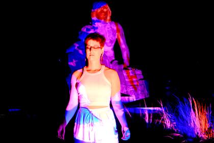 Picnic bajo las estrellas en el golf de Pinamar.