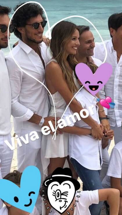 Pico y Pampita, juntos y acaramelados en México