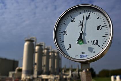 Gasoducto en Baumgarten an der March (Austria), es uno de los centros de interconexión de gas más grandes de Europa. JOE KLAMAR_AFP