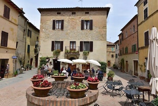 Pienza, con un pequeño casco histórico