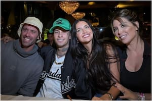 Pieres, L-Gante, Zaira y Wanda Nara festejaron el título de La Natividad