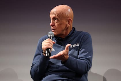 Pierluigi Collina, jefe de árbitros y presidente de la Comisión de Árbitros de la FIFA.