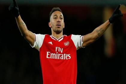 Pierre-Emerick Aubameyang, una de las bajas para Arsenal