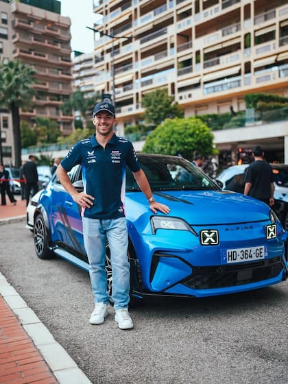 Pierre Gasly con el A290 de Alpine