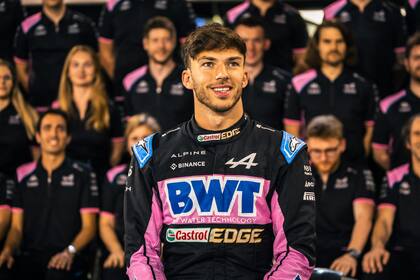 Pierre Gasly, piloto titular de Alpine y que se presentará junto con Jack Doohan en las pruebas de neumáticos que el equipo desandará junto a Pirelli