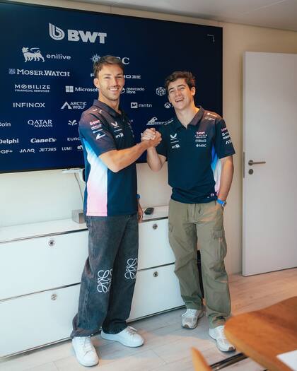 Pierre Gasly y Colapinto compartirán por lo menos cinco fechas como titulares en Alpine; el francés será la medida de evaluación del rendimiento del argentino.