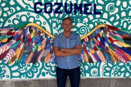 Pierre viajó de vacaciones en noviembre desde Nueva York, donde reside, a la isla mexicana de Cozumel