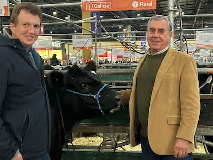 Pieter Jan De Nul con Francisco Gutérrez, su socio, en la fila de Angus en Palermo