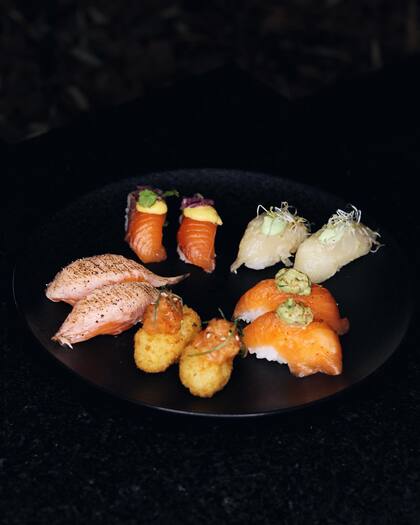 Piezas clásicas y de autor se combinan en Ilo Sushi.