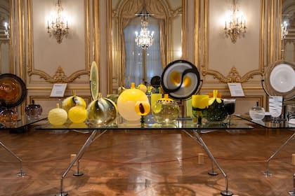 Piezas de Alberto Churba exhibidas el año pasado en el Museo Nacional de Arte Decorativo