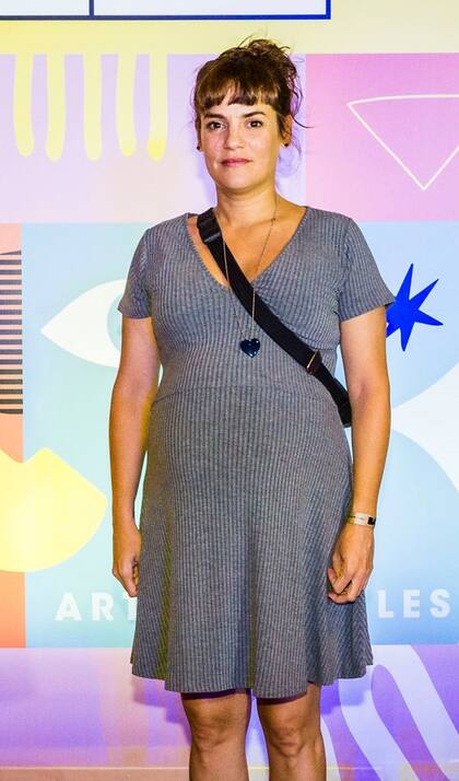 Pilar Gamboa, embarazadísima, en el apertura del Festival Internacional de Buenos Aires