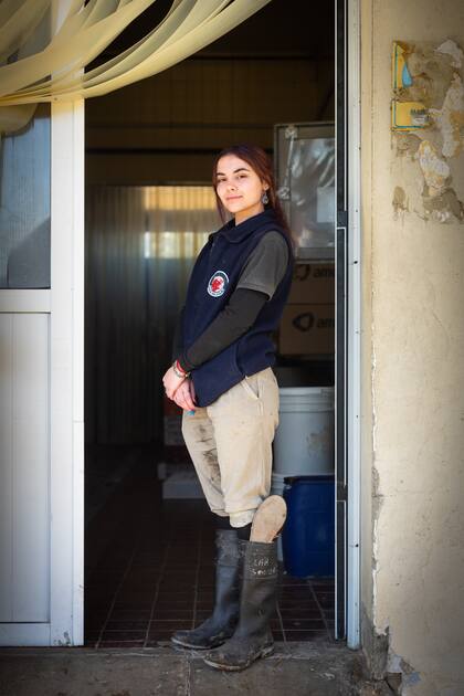 Pilar Seoane en su rol de jefa de producción: durante una semana entera está a cargo de la escuela de todos los alumnos.