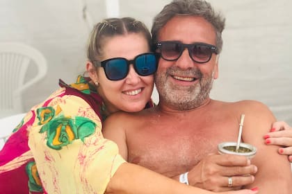 Pilar y Rafa, durante sus vacaciones en Pinamar