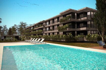 Pileta, solárium, gimnasio, salón de usos múltiples, sector de parrilla, fogoneros y laundry se cuentan entre los amenities de Vie Vert.