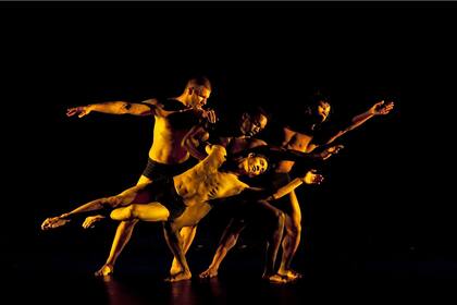 Pilobolous performs during the American Dance Festival at DPAC in Durham, N.C. on Friday, Jun. 30, 2017.