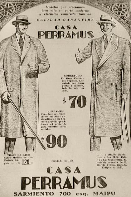 Pilotos elegantes y modernos, en un anuncio publicitario de los 50