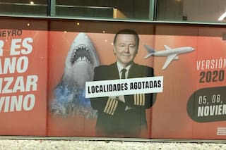 Volar es humano, aterrizar es divino: la obra de Piñeyro colma salas en Madrid