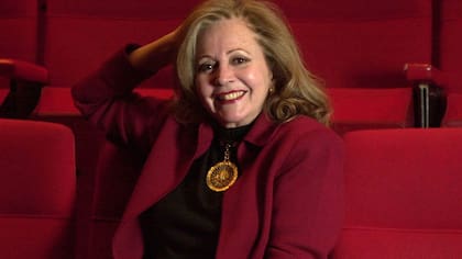 Pinky, años atrás, cuando estaba a punto de regresar a las tablas