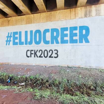 Pintada callejera en la provincia de Misiones