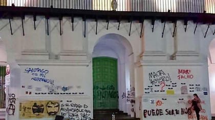 Pintadas en el Cabildo