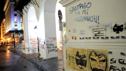 Pintadas en el Cabildo