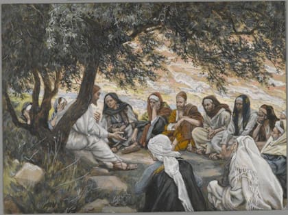 Pintura de James Tissot que muestra a los apóstoles