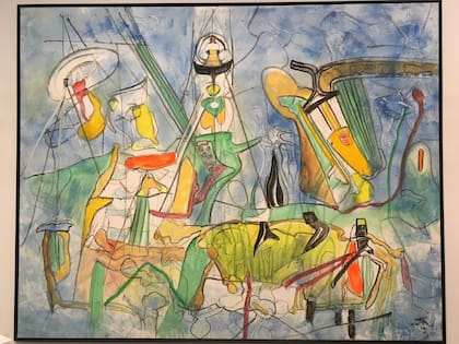 Pintura del artista chileno Roberto Matta