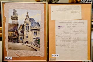 El raro destino de las pinturas de Hitler en el mercado del arte