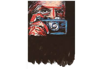 En la nueva novela de Saura, el arte de la fotografía es una de las claves para seguir la pista de varios crímenes (aquí se ve al artista con una cámara Leica)