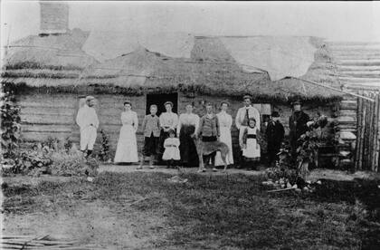 Pioneros. La familia Roberts en la colonia galesa de Gaiman. 1902.