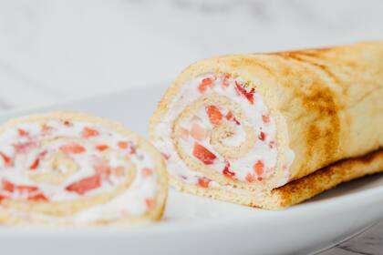 Pionono de frutillas