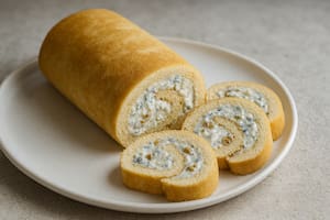 Pionono de queso azul